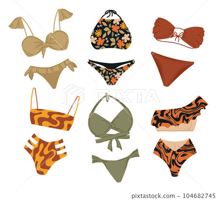 flat swimwear set 104682745