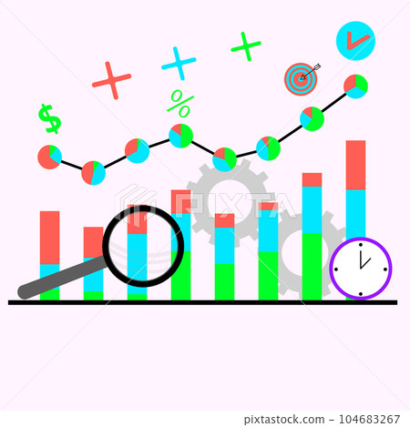 Analysis of chart for busines, regression and extrapolation conversion Analysis of chart for busines, regression and extrapolation conversion 104683267