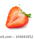 Strawberry isolated on white background 104683852
