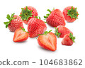 Strawberries isolated on white background 104683862