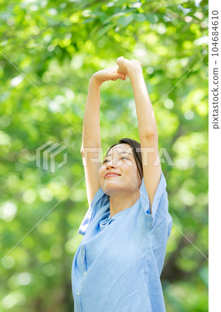 Fresh green beauty stretch Fresh green beauty stretch 104684610