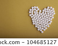 Heart Shaped Pills 104685127