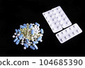 White And Blue Pills 104685390