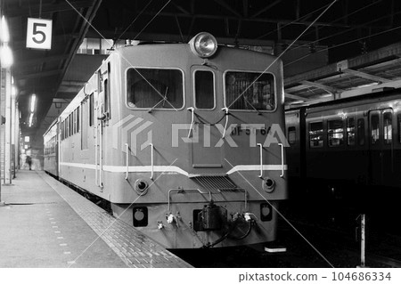 JNR Railway Train DF50 Wakayama Night Local JNR Railway Train DF50 Wakayama Night Local 104686334