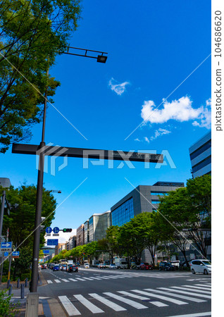 【京都風景照】現代景色清涼禦池街 104686620