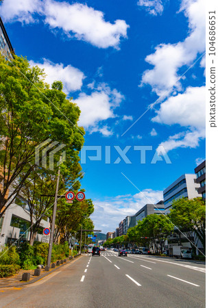 【京都風景照】現代景色清涼禦池街 104686651