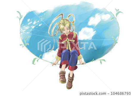 Aozora and girl Aozora and girl 104686793