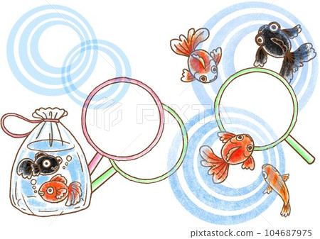 金魚舀圖像插圖 金魚舀圖像插圖 104687975