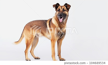 German shepherd white background German shepherd white background 104689534