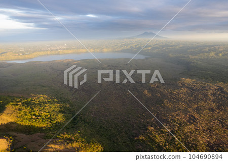 Nicaragua volcanic valley landscape Nicaragua volcanic valley landscape 104690894