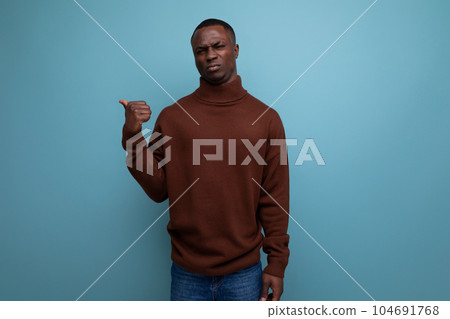 young african man having doubts about the decision made young african man having doubts about the decision made 104691768