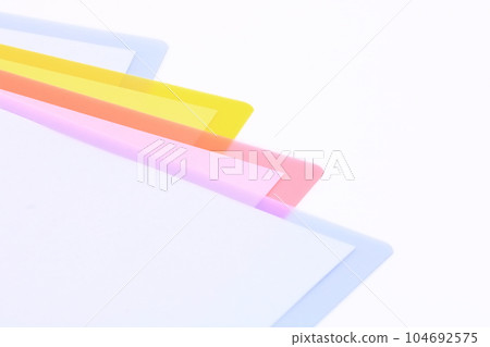 Image of transparent clear file Image of transparent clear file 104692575