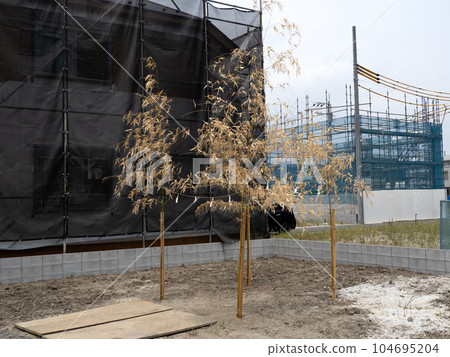 Construction site of housing Construction site of housing 104695204