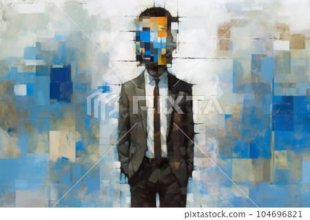 不露面的商人，生成 AI AI 圖像 104696821