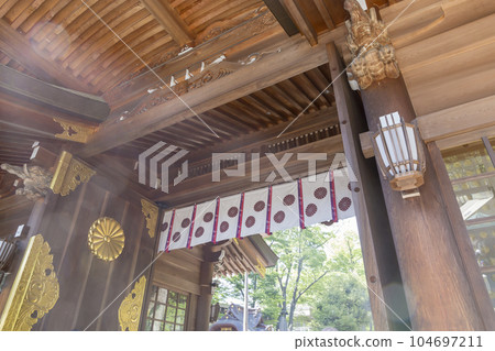大國玉石神社左神門神社和佛教寺廟陽光門左神門 大國玉石神社左神門神社和佛教寺廟陽光門左神門 104697211