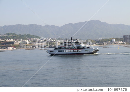 安藝國宮島的初夏的一天 安藝國宮島的初夏的一天 104697876
