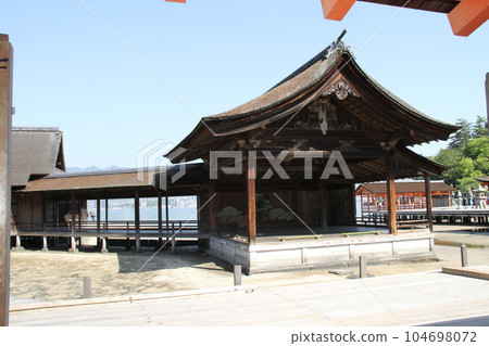 安藝國宮島的初夏的一天 安藝國宮島的初夏的一天 104698072
