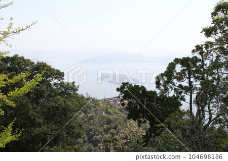 安藝國宮島的初夏的一天 安藝國宮島的初夏的一天 104698186