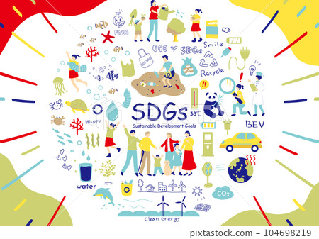 SDGs 可持續社會材料收集 104698219
