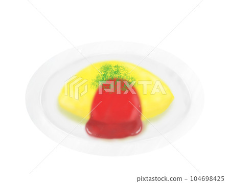 煎蛋飯 煎蛋飯 104698425