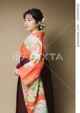 Hakama Furisode Graduation Ceremony 104698549