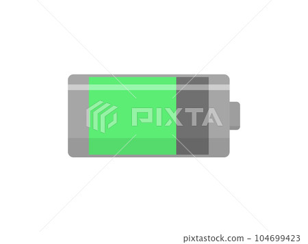 simple battery illustration 104699423