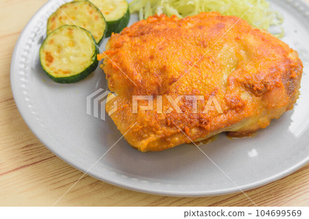 Crispy Thigh Chicken Saute Crispy Thigh Chicken Saute 104699569