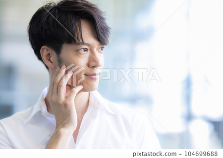 美麗男性肖像 104699688