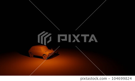 Image of a light car made from clay Image of a light car made from clay 104699824