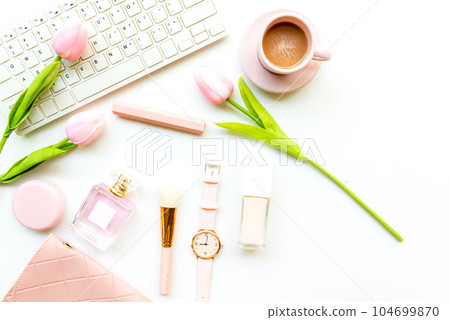 Makeup beauty cosmetic fashion in office. 104699870