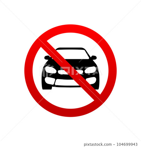 No Parking road sign. No parking sign area. Flat design template. Vector illustration. No Parking road sign. No parking sign area. Flat design template. Vector illustration. 104699943