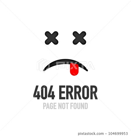 404 error and page not found banner. Cable, socket and plug. System error, broken page. Disconnected from wireless. For website. Vector illustration. 104699953
