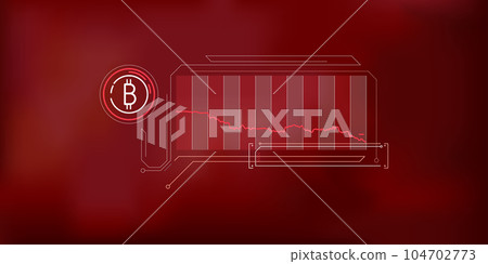 Clear and concise infographic of bitcoin price fall. Clear and concise infographic of bitcoin price fall. 104702773