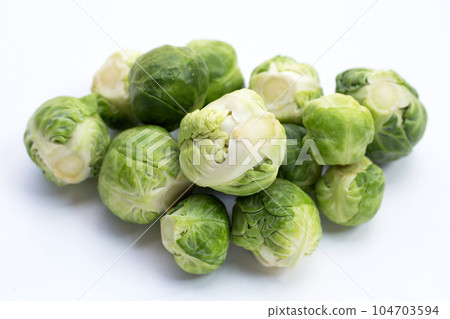 Fresh brussels sprouts. Organic vegetables Fresh brussels sprouts. Organic vegetables 104703594