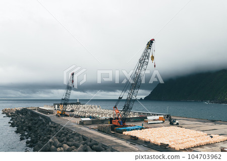 索科多港防波堤施工現場 104703962
