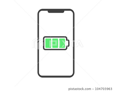 智能手機充電級別圖標 104703963