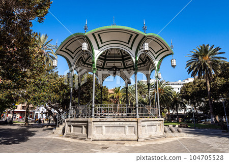 Park San Telmo with small pavilion in Las Palmas. Gran Canaria, Canary Islands, Spain 104705528