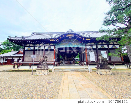 京都五宮神社的參拜殿 京都五宮神社的參拜殿 104706131