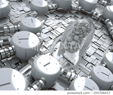 圖庫插圖: 抽象醫學研究圖像 圖庫插圖: 抽象醫學研究圖像 104706637