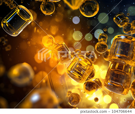 圖庫插圖: 抽象醫學研究圖像 104706644