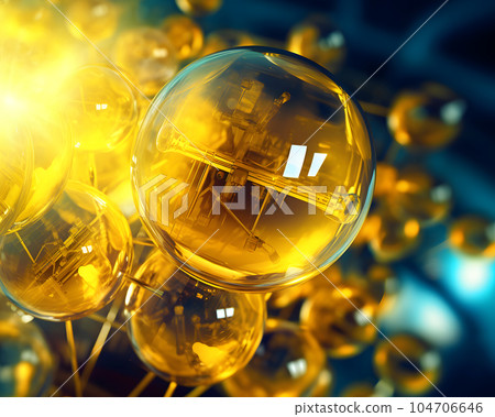 圖庫插圖: 抽象醫學研究圖像 104706646