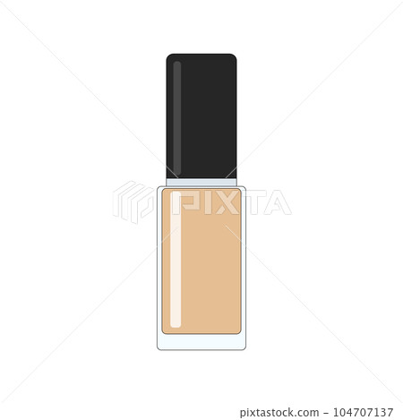 Liquid foundation for darker skin tones, vector stock Liquid foundation for darker skin tones, vector stock 104707137
