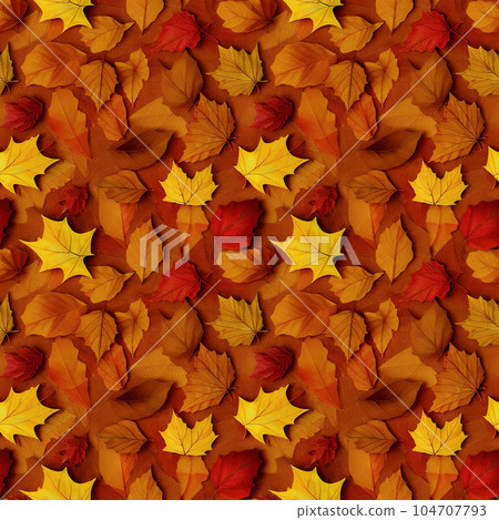 Infinite tile/Scattered fallen leaves 5 104707793