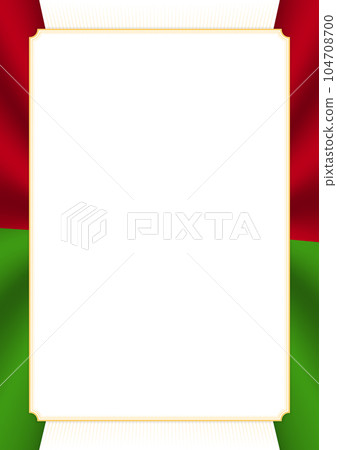 Vertical  frame and border with Belarus flag 104708700