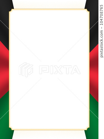 Vertical frame and border with Afghanistan flag Vertical frame and border with Afghanistan flag 104708765