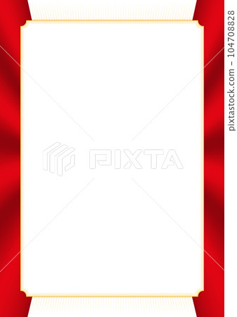 Vertical  frame and border with Albania flag 104708828