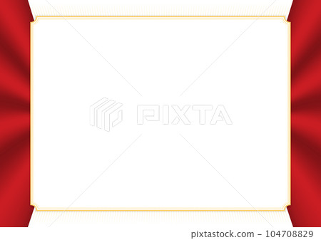 Horizontal frame and border with China flag Horizontal frame and border with China flag 104708829