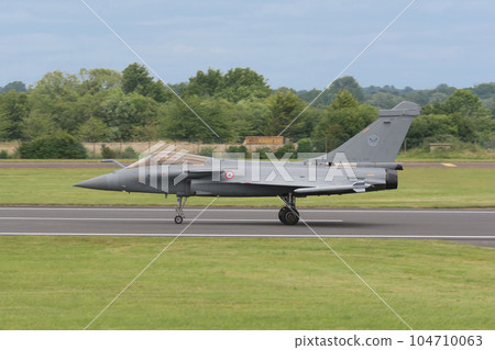 French Air Force Rafale fighter landing French Air Force Rafale fighter landing 104710063