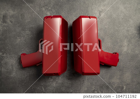 Red money gun Red money gun 104711192