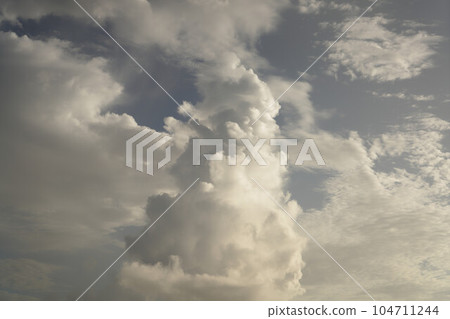 White clouds floating in the blue sky 104711244